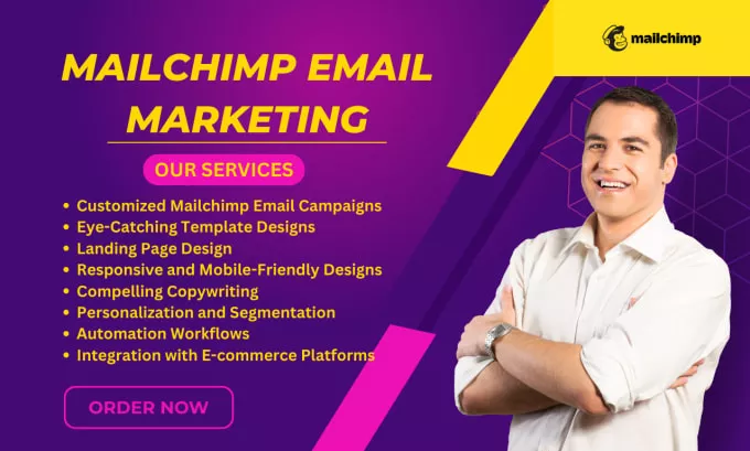 I will design mailchimp email template, popup form, and automation